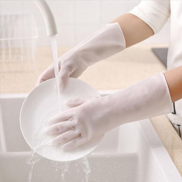 

disposable gloves waterproof rubber latex dishwashing household female kitchen durable cleaning housework chores tools
