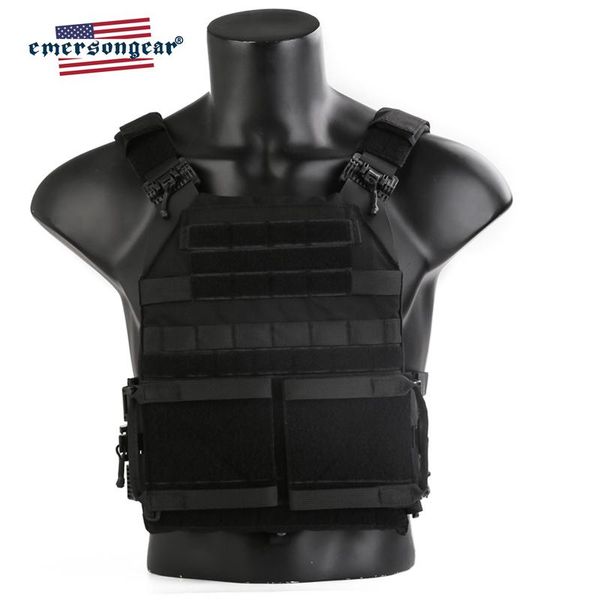 

hunting jackets emersongear jpc2.0 quick release tactical vest plate carrier molle body armor swat harness army military, Camo;black
