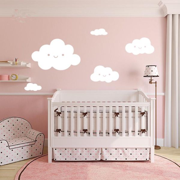 

wall stickers cartoon clouds children's room cute home decoration decals kindergarten decorations