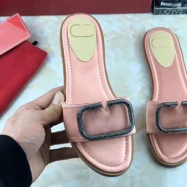 

fashion slides sandals women shoes slide summer wide flat slipper thick flip flops home011 46, Black