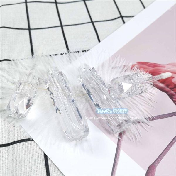 

storage bottles & jars transparent plastic empty cosmetic lip gloss refillable bottle beauty special clear petg oil package con