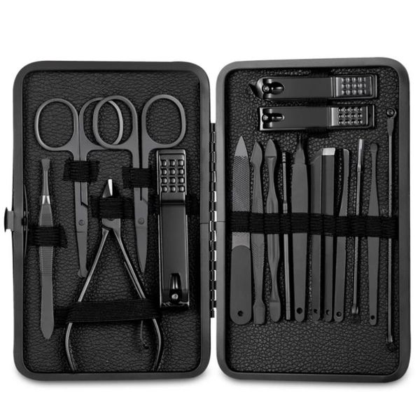 

nail art kits 7-18 pcs manicure clippers set professional scissors pedicure stainless steel household portable