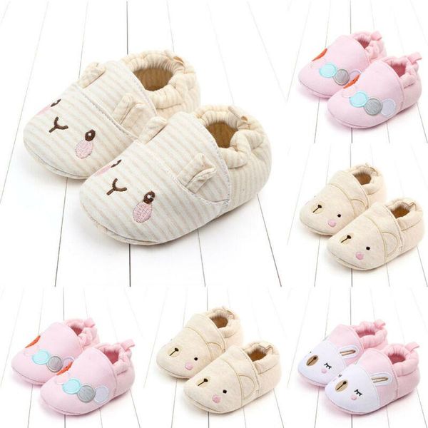 

first walkers toddler baby shoes cute born girl boys solid soft sole prewalker warm cotton