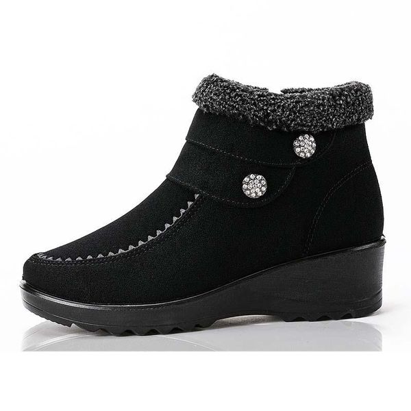 

boots women's winter female fashion women shoes platform ladies woman rome style boot for, Black