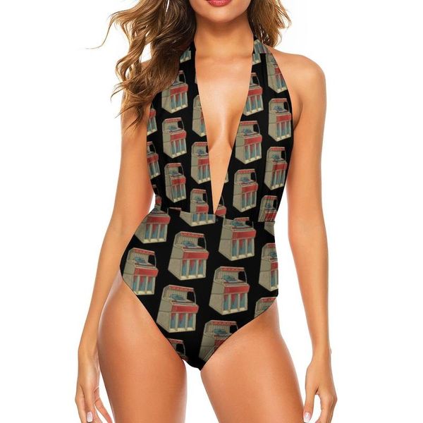 

one-piece suits jukebox swimsuit whole skimpy fitness swimwear female bulk 1 piece bathing suit