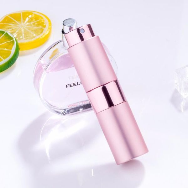 

15ml 20ml portable mini aluminum refillable spray perfume bottle empty cosmetic containers atomizer for traveler storage bottles & jars