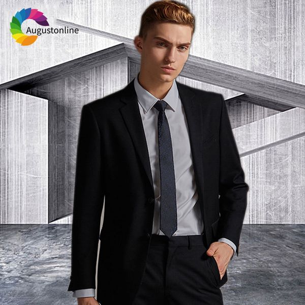 

men's suits & blazers custom made black men wedding suit with pants business blazer masculino slim fit groom tuxedo 2piece ma, White;black