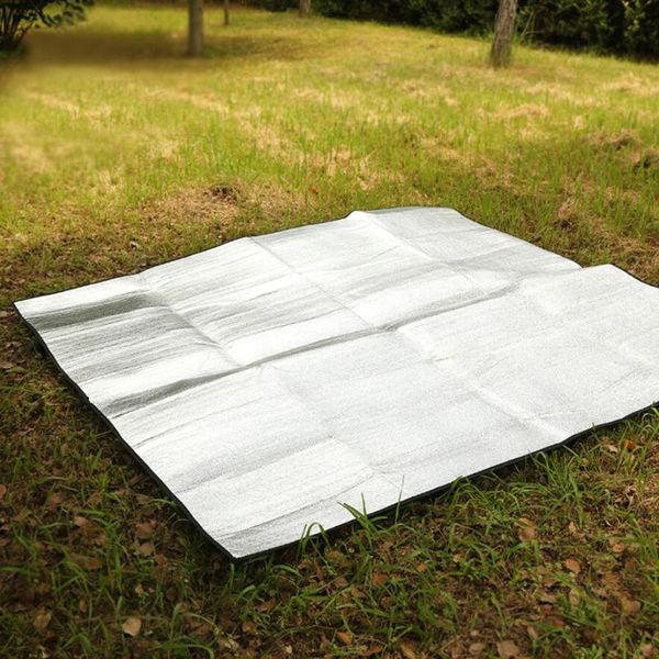 

camping blanket waterproof emergency thermal mat lightweight reflective tarp aluminum foil picnic pad for sleeping trip hiking tents and she