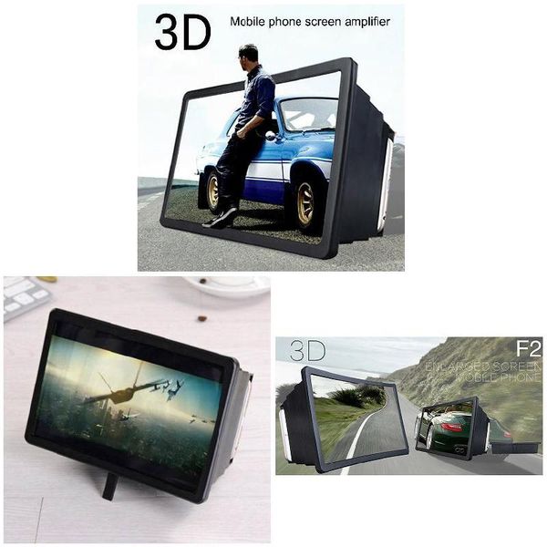

cell phone mounts & holders 3d magnifier retractable mobile screen hd universal bracket
