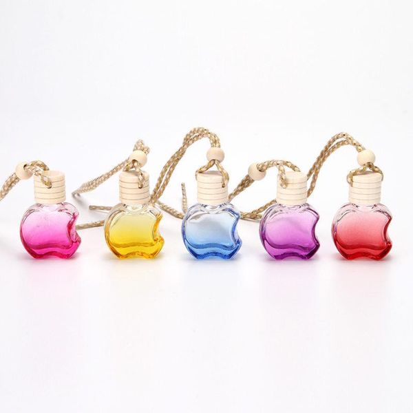 

storage bottles & jars car hanging air freshener perfume fragrance diffuser empty glass bottle f2045