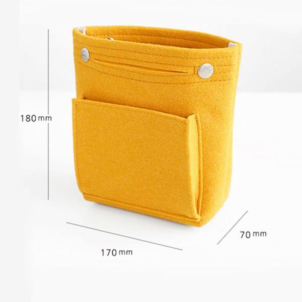 

cosmetic bags & cases 1pcs women's felt bag liner storage wash handbag middle s78