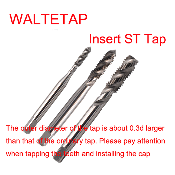 

hand tools hsse insert spiral fluted tap st unc unf 2-56 4-40 6-32 8-32 10-24 10-32 1/4-20 28 5/16- 18 24 3/8- 16 screw thread taps