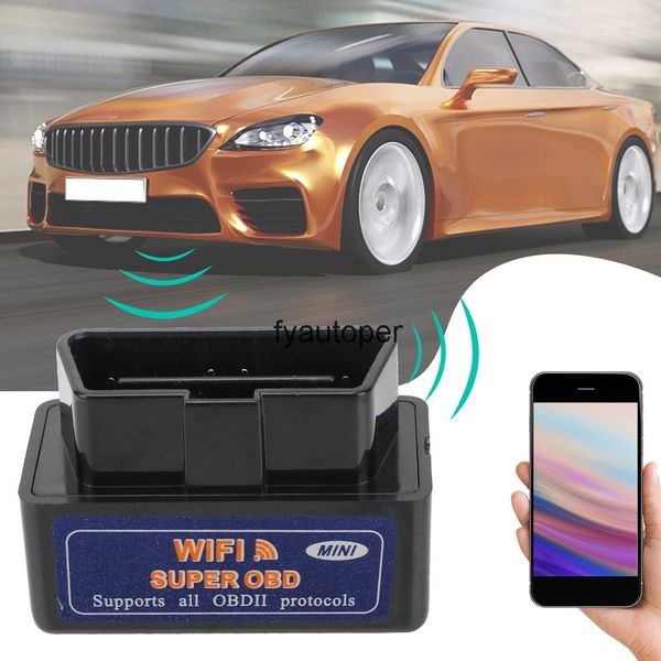 

work on ios/android code reader hardware v1.5 interface mini elm327 obd2 wifi diagnostic tool