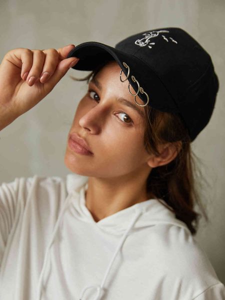 

hat children version spring summer autumn winter versatile hoop baseball men's fashion student black sunshade cap, Yellow