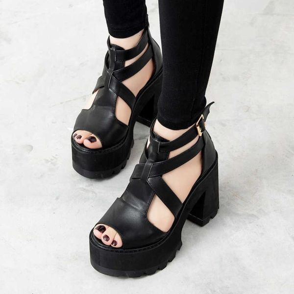 

dress shoes high heel sandal for women espadrilles platform high-heeled lacquered fabric rubber slides pu super hoof wo, Black