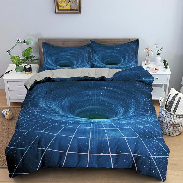 

bedding sets 3d galaxy duvet cover set single double twin  king size universe outer space themed bed linen