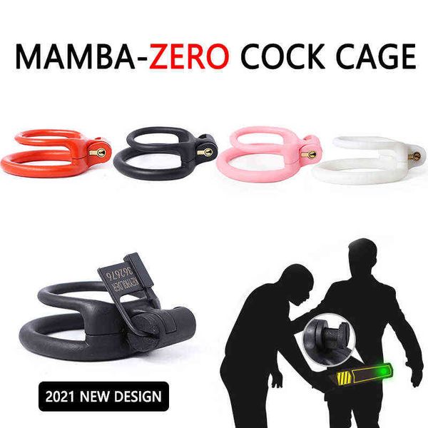 NXY Sexo Devices de Chastity Mamba Zero Macho Resina Dispositivo Chastity Galo com Bola de Gaiola Ring Bloqueio Adulto Brinquedo 1126