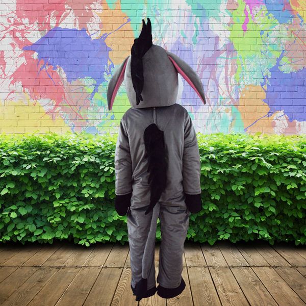 

mascot costumes donkey mascot costume props anime characters stage performance doll clothes halloween arty masquerade shows, Red;yellow