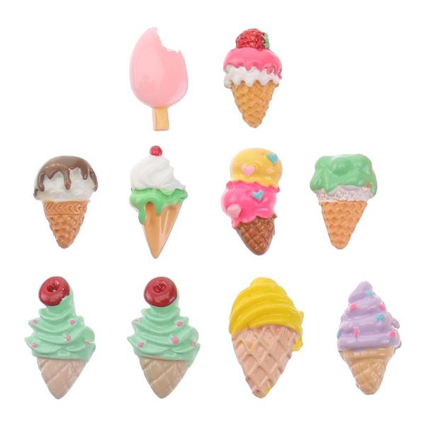 

fridge magnets 10pcs dessert ice cream shape diy decors kitchen decorations