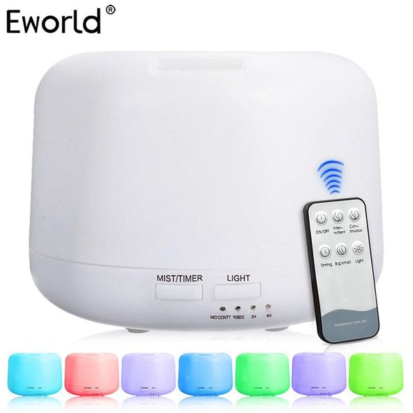 

fragrance lamps 300ml remote control ultrasonic air humidifier electric 7color lights essential oil aroma diffuser humidificado