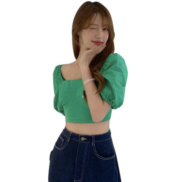 

women's blouses & shirts women blouse summer back strap short upper clothing sleeve short-sleeved shirt, White