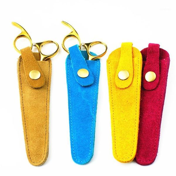 

fashion cloth hair scissors sheath leather case barber packet scissor cover shears holster hairdressing bag1