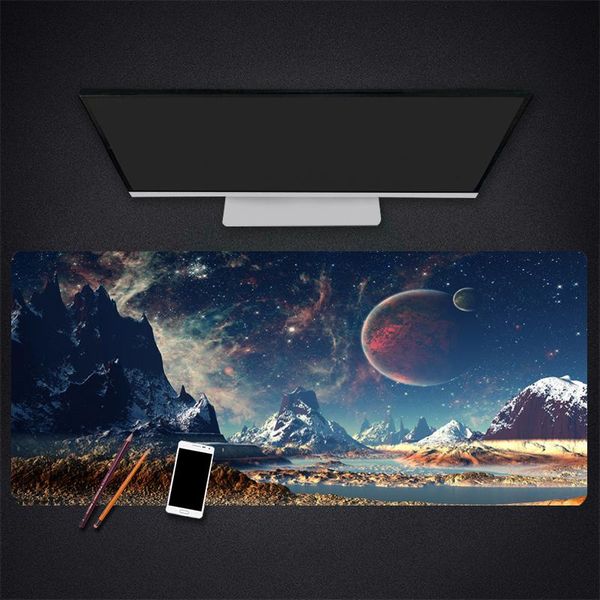 

mouse pads & wrist rests anime planet nebula extra large pad gaming mousepad anti-slip natural rubber with locking edge mat