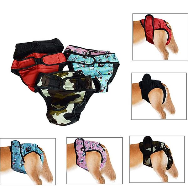 

dog apparel xs-xxl physiological pants diaper breathablesanitary female shorts panties menstruation underwear jumpsuit for