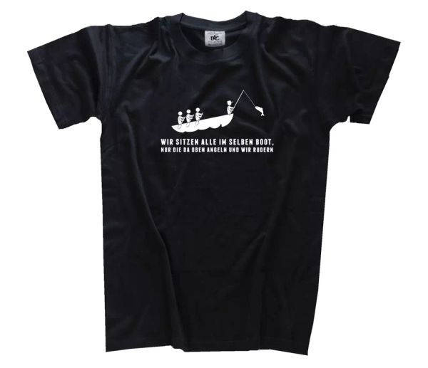 

wir sentarse todos en selben botas - sÃ³lo el da superior pesca y camiseta s-3xl, White;black