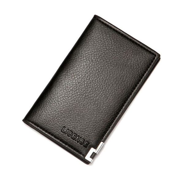 

card holders wholesale pu leather holder men's business portable id case for women metal, Brown;gray