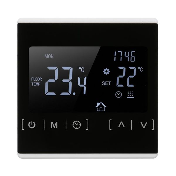 

smart home control multifunctional lcd touched screen intelligent thermostat electric floor heating temperature controller