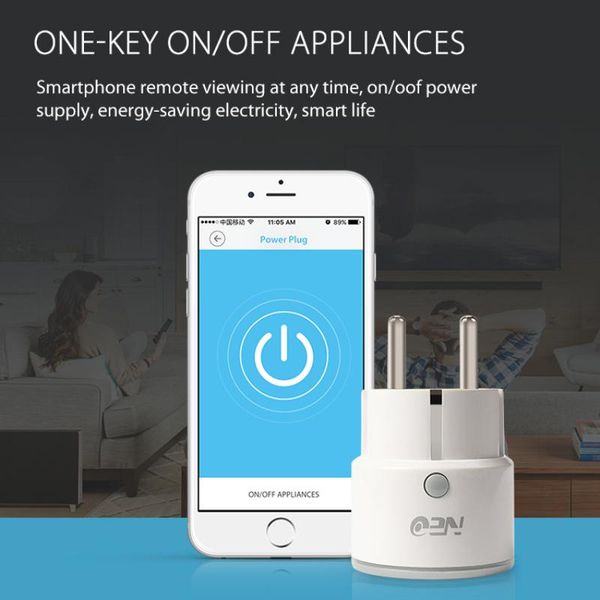 

smart power plugs 10a eu wifi mini plug with timing function home wireless socket outlet works alexa google tuya app
