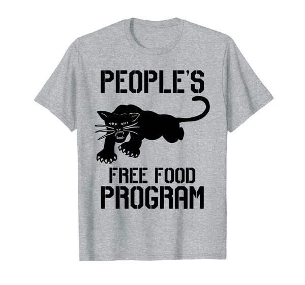 

people's food program t shirt, White;black