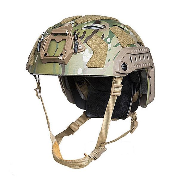 Caschi da ciclismo FMA Casco tattico FAST SF Multicam per schermaglia caccia addestramento militare protettivo