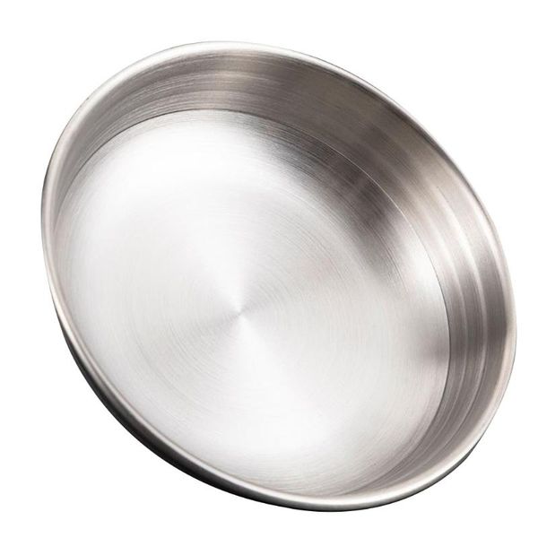

dishes & plates 1pc stainless steel pickle tray seasoning plate practical dessert