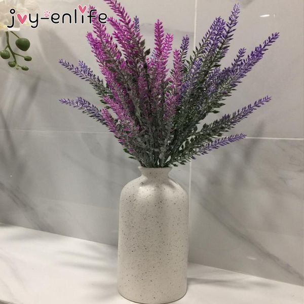 

1pcs romantic provence lavender bouquet artificial flowers grain wedding party decorative for home table decor fake plant flower & wreaths
