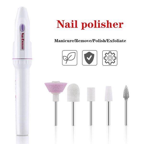 

nail drill & accessories style nails pen electric polisher remover and pedicure multi-function small portable polishing removing gels