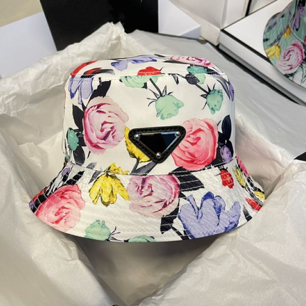 

fashion bucket hat for man woman street flower ball caps fitted hats 8 colors with letter good quality, Blue;gray