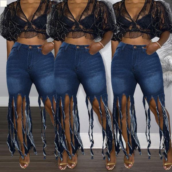 

female womans clothes woman pants plus size women designer jeans femme mom denim trousers fashion unique high waisted ripped womens black st, Blue