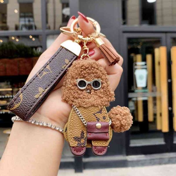 

yaoskou keychain female simple atmosphere high-end men's car to lovely electric women exquisite, Silver