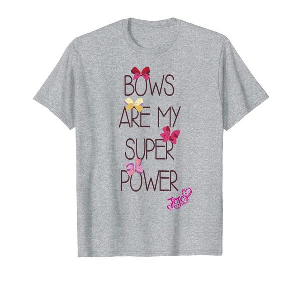

nickelodeon jojo siwa bows are my super power t-shirt, White;black