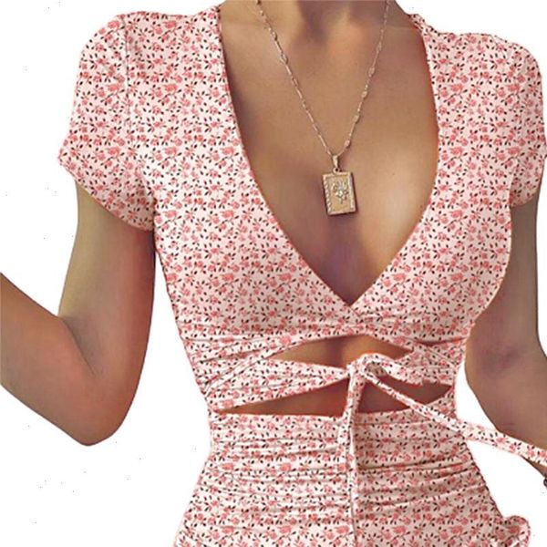 

women womens dresses v neck short sleeve lace up bohemian floral print irregular midi dress summer, Black;gray