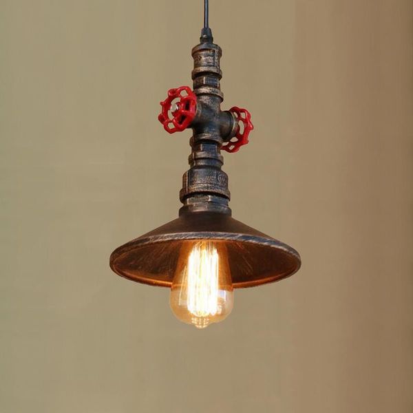 

pendant lamps loft vintage retro water pipe chandelier iron bar restaurant industry wind cafe aisle stair lamp