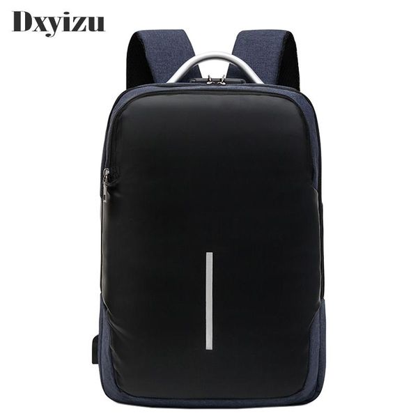 

backpack classic casual cool lapbackbag travel daypacks male school bookbag leisure anti theft mochila