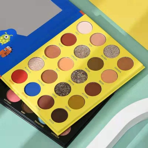 

eye shadow 20 colors shiny eyeshadow palette pearlescent matte glitter powder sequins easy to color longlasting makeup tslm2