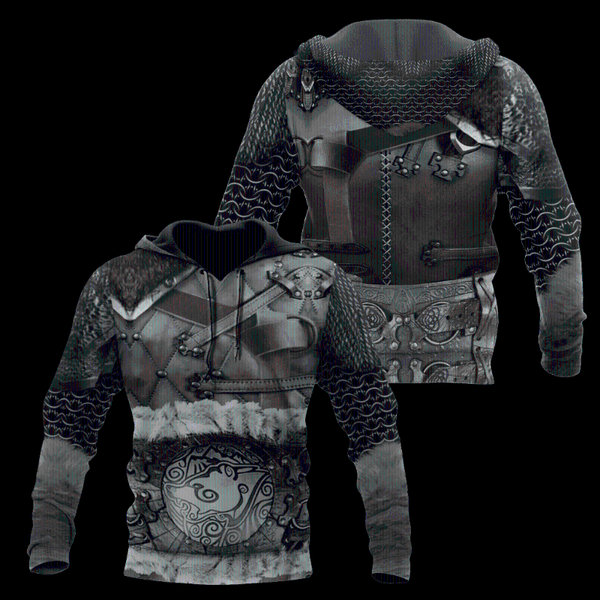 

men's hoodies & sweatshirts viking armor 3d all over printed hoodie for men/women harajuku fashion retro hooded sweatshirt casual jacke, Black