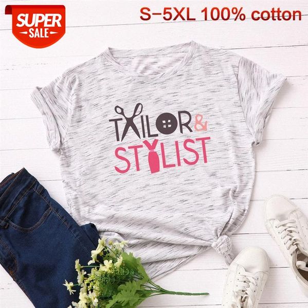 

women's loose round neck short-sleeved cotton t-shirt f28 #dw7l, White
