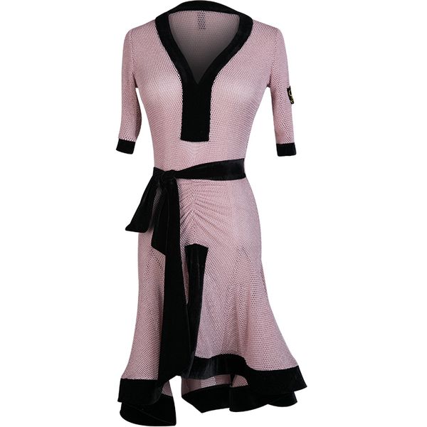 

stage wear perspective latin dress fringe dance costume for women salsa dresses samba clothes costumes 4m95, Black;red