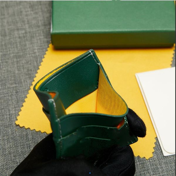 

women men bag fashion genuine leather card purse package credit classic simple bags holder with box, Brown;gray