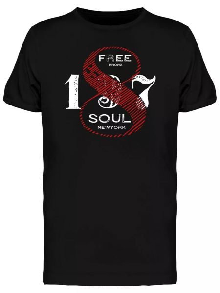 

soul 1987 men's tee -image by shutterstock, White;black